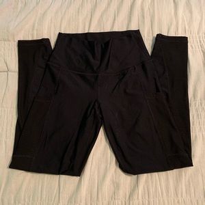 Aerie Chill Play Move, mesh panel leggings, size S